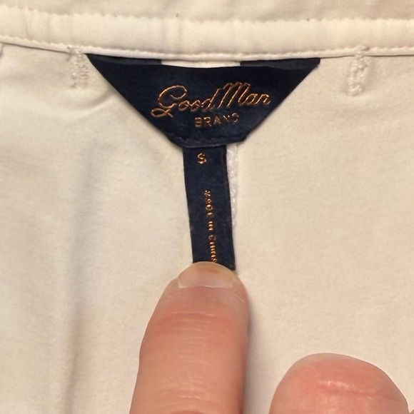 Good Man Brand Flat Front Chino Shorts White size S - Picture 6 of 11